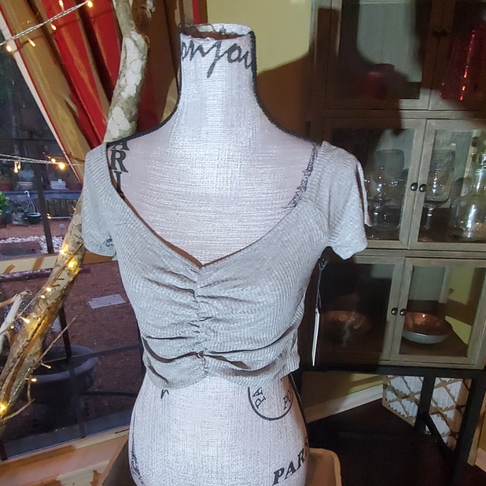 Ladies ribbed Crop Tops